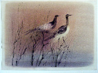 Untitled Birds 1966 21x28 Original Painting by Paul Maxwell - 3 Untitled Birds 1966 21x28 Original Painting by Paul Maxwell - 3