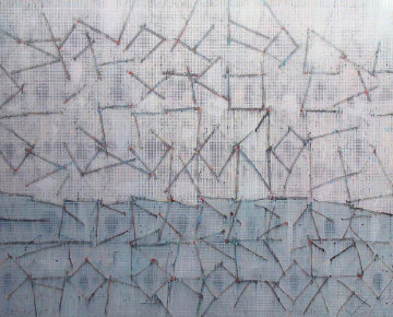 Seasonal 1987 51x60 Original Painting - Paul Maxwell Seasonal 1987 51x60 Original Painting - Paul Maxwell