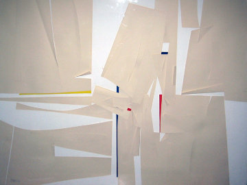 White 1963 59x47 Original Painting - Paul Maxwell White 1963 59x47 Original Painting - Paul Maxwell