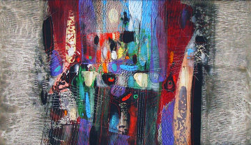 Arrangement 1985 60x40 Super Huge Original Painting - Paul Maxwell Arrangement 1985 60x40 Super Huge Original Painting - Paul Maxwell