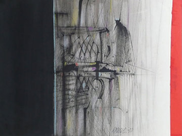 Arrangement 1970 22x30 Works on Paper (not prints) - Paul Maxwell Arrangement 1970 22x30 Works on Paper (not prints) - Paul Maxwell