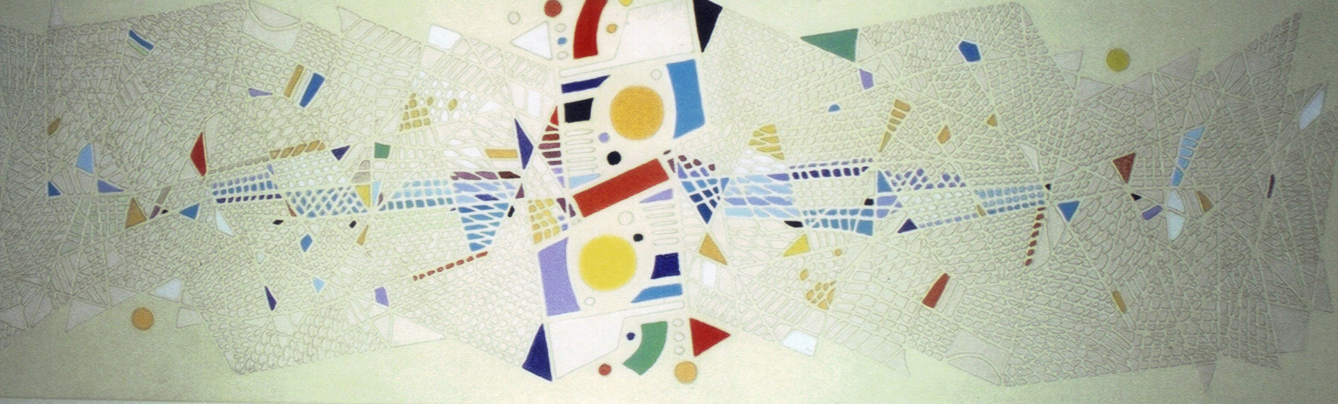 Untitled 1966 Mural on wood 180x48 - Super Huge Original Painting by Paul Maxwell Untitled 1966 Mural on wood 180x48 - Super Huge Original Painting by Paul Maxwell