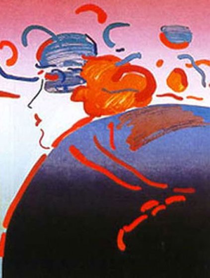 Fantasy Lady Limited Edition Print by Peter Max Fantasy Lady Limited Edition Print by Peter Max