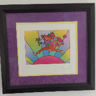 Jumping Man Limited Edition Print by Peter Max - 1