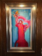 Statue of Liberty Unique 2006 36x60 Original Painting by Peter Max - 1 Statue of Liberty Unique 2006 36x60 Original Painting by Peter Max - 1