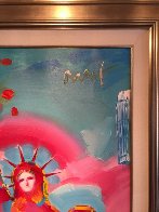 Statue of Liberty Unique 2006 36x60 Original Painting by Peter Max - 3 Statue of Liberty Unique 2006 36x60 Original Painting by Peter Max - 3