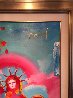 Statue of Liberty Unique 2006 36x60 Original Painting by Peter Max - 3