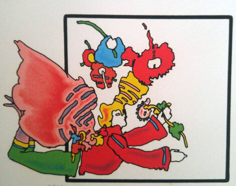 Angel Into Box 1976 (Vintage) Limited Edition Print - Peter Max
