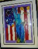 United We Stand II Unique 2005 24x18 Works on Paper (not prints) by Peter Max - 5