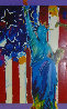 United We Stand II Unique 2005 24x18 Works on Paper (not prints) by Peter Max - 0