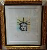 Liberty Head Unique Etching w/ Remarque  2015 22x35 Limited Edition Print by Peter Max - 1