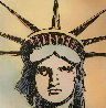 Liberty Head Unique Etching w/ Remarque  2015 22x35 Limited Edition Print by Peter Max - 0