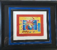 Liberty Head Collage 1997 8x10 Works on Paper (not prints) by Peter Max - 1 Liberty Head Collage 1997 8x10 Works on Paper (not prints) by Peter Max - 1