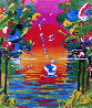 Better World Collage I 1999 22x24 Works on Paper (not prints) by Peter Max - 1