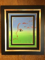 Pop Art Profile Unique1983 22x18 Original Painting by Peter Max - 1 Pop Art Profile Unique1983 22x18 Original Painting by Peter Max - 1
