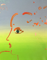 Pop Art Profile Unique1983 22x18 Original Painting by Peter Max - 0 Pop Art Profile Unique1983 22x18 Original Painting by Peter Max - 0