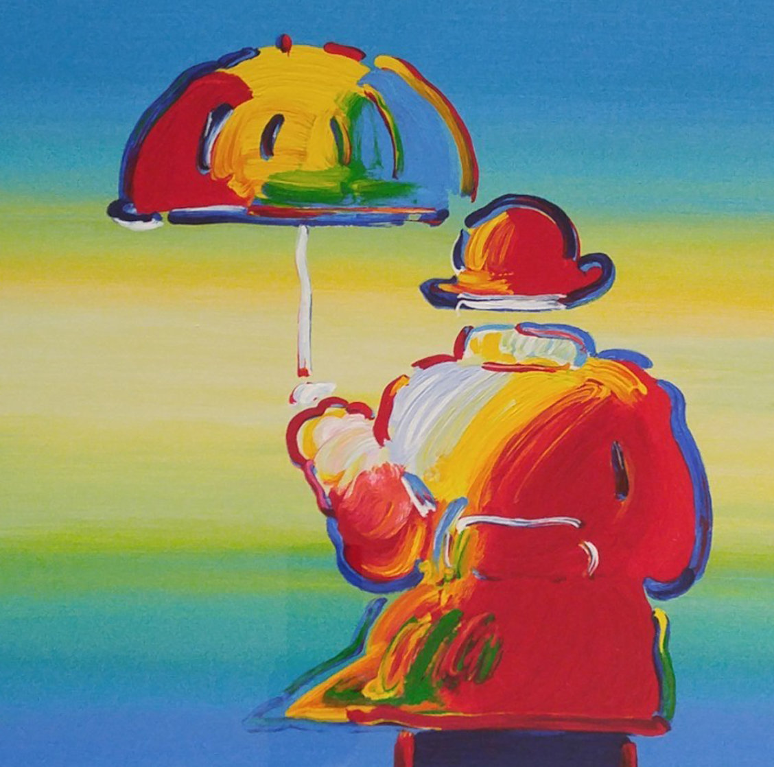 Umbrella Man 2015 Limited Edition Print by Peter Max