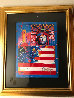 God Bless America II Works on Paper (not prints) by Peter Max - 1