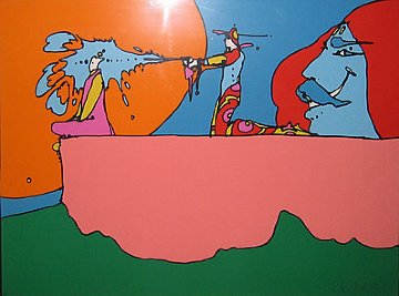 Giving the Light 1972 (Vintage) Limited Edition Print - Peter Max
