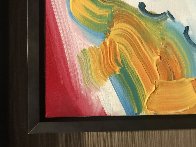 Monk With Profile 1990 40x30 Super Huge Original Painting by Peter Max - 2 Monk With Profile 1990 40x30 Super Huge Original Painting by Peter Max - 2