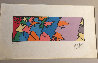 Five Faces - Vintage Limited Edition Print by Peter Max - 1