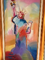 Statue of Liberty Unique 60x30 Huge Original Painting by Peter Max - 1 Statue of Liberty Unique 60x30 Huge Original Painting by Peter Max - 1