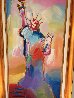 Statue of Liberty  Unique  72x42 Huge Mural Size  Original Painting by Peter Max - 1