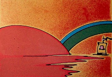 Little Boat II 1976 Limited Edition Print - Peter Max Little Boat II 1976 Limited Edition Print - Peter Max