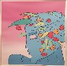 Blue Lady Planet 1988 Limited Edition Print by Peter Max - 1