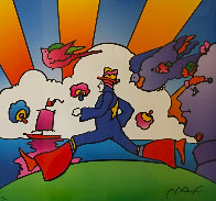 Cosmic Runner 2000 Limited Edition Print by Peter Max - 0
