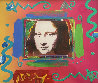 Mona Lisa Collage Unique 1997 21x23 Works on Paper (not prints) by Peter Max - 0