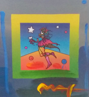 Star Catcher on Blends Unique 2005 10x8 Works on Paper (not prints) - Peter Max Star Catcher on Blends Unique 2005 10x8 Works on Paper (not prints) - Peter Max