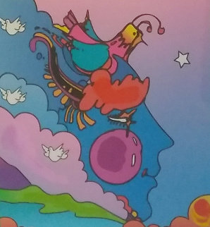 Woodstock Series Profile 2006 Unique 24x23 Works on Paper (not prints) - Peter Max Woodstock Series Profile 2006 Unique 24x23 Works on Paper (not prints) - Peter Max