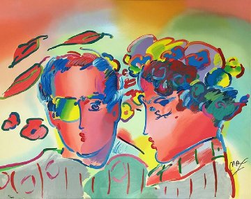 Zero in Love 1990 Limited Edition Print - Peter Max Zero in Love 1990 Limited Edition Print - Peter Max
