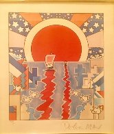 Sailing New Worlds 1976 (Vintage) Limited Edition Print by Peter Max - 0
