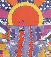 Sailing New Worlds 1976 Limited Edition Print by Peter Max - 2 Sailing New Worlds 1976 Limited Edition Print by Peter Max - 2
