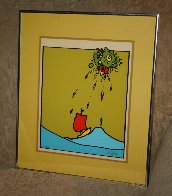 Little Sailboat AP 1974 (Vingage) Limited Edition Print by Peter Max - 1 Little Sailboat AP 1974 (Vingage) Limited Edition Print by Peter Max - 1