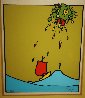 Little Sailboat AP 1974 (Vintage) Limited Edition Print by Peter Max - 2