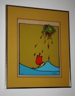 Little Sailboat AP 1974 (Vingage) Limited Edition Print by Peter Max - 3 Little Sailboat AP 1974 (Vingage) Limited Edition Print by Peter Max - 3