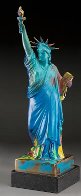 Statue of Liberty Bronze Sculpture 1990 22in Sculpture by Peter Max - 0 Statue of Liberty Bronze Sculpture 1990 22in Sculpture by Peter Max - 0