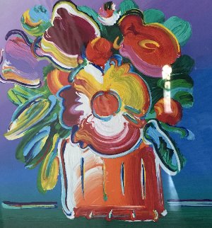 Abstract Flowers 1 2011 Limited Edition Print - Peter Max Abstract Flowers 1 2011 Limited Edition Print - Peter Max