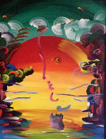 Better World Unique 2007 70x40 Super Huge Original Painting by Peter Max - 0 Better World Unique 2007 70x40 Super Huge Original Painting by Peter Max - 0