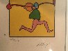 Entering Yellow  1973 (Vintage) Limited Edition Print by Peter Max - 1