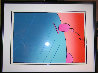 Pink Sailboat 1979 (Vintage) Limited Edition Print by Peter Max - 2