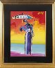 Umbrella Man with Cane 2001 42 X 36 Unique Works on Paper (not prints) by Peter Max - 1 Umbrella Man with Cane 2001 42 X 36 Unique Works on Paper (not prints) by Peter Max - 1