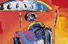 Umbrella Man with Cane 2001 42 X 36 Unique Works on Paper (not prints) by Peter Max - 3 Umbrella Man with Cane 2001 42 X 36 Unique Works on Paper (not prints) by Peter Max - 3