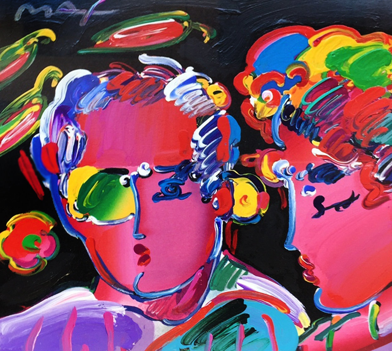 Peter Max Zero in Love Retro III 1997 by Peter Max