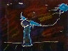 Seven Dreams: Dream 5, Solo Kite Flyer Monoprint  1997 26x24 Works on Paper (not prints) by Peter Max - 1