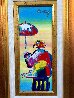 Umbrella Man 2008 25x16 Original Painting by Peter Max - 3