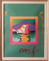 Sailboat East Unique 2006 30x26 Works on Paper (not prints) by Peter Max - 2 Sailboat East Unique 2006 30x26 Works on Paper (not prints) by Peter Max - 2